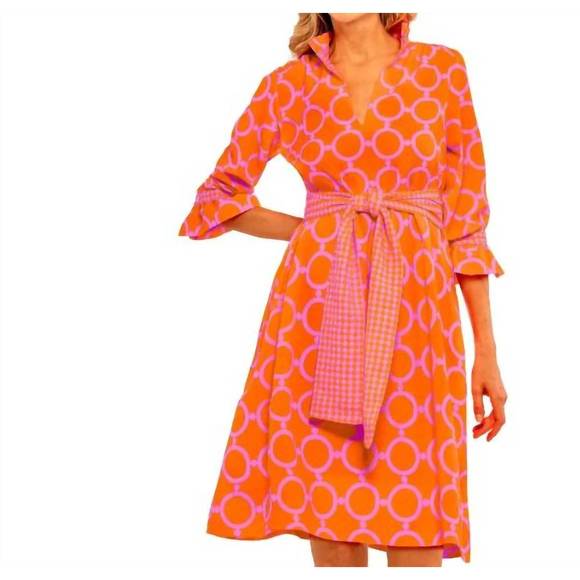 GRETCHEN SCOTT Dresses & Skirts - NEW GRETCHEN SCOTT outta sight dress in orange/pink